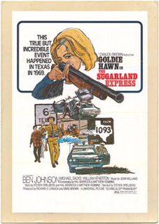 Original vintage poster from the 1974 movie The Sugarland Express.