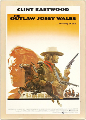 Original movie poster for The Outlaw Josey Wales.