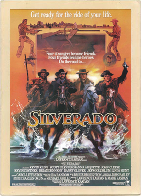 Original poster for the movie Silverado.